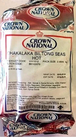 Crown National BILTONG CHAKALAKA HOT 2kg